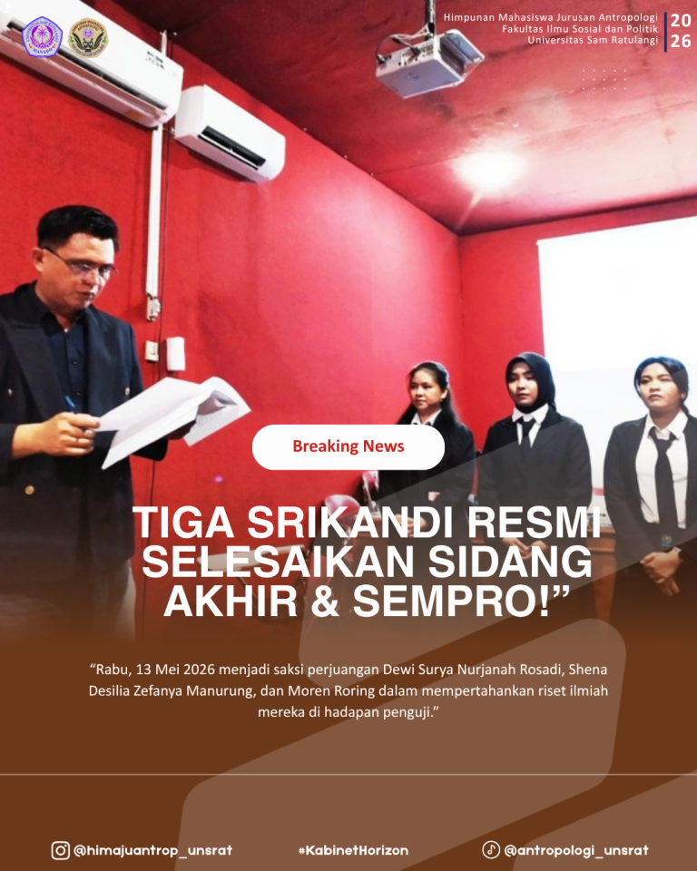 Pelaksanaan Ujian Skripsi dan Seminar Hasil Mahasiswa Antropologi Semester Akhir