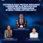Prodi Ilmu Administrasi Negara FISIP Unsrat Gelar KKL Bertema Inovasi dan Digitalisasi Pemasaran Produk Kerajinan