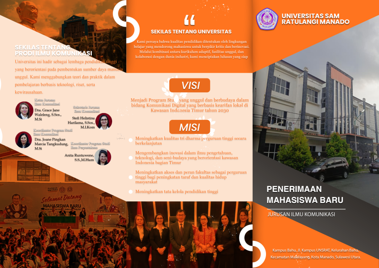 Program Studi Ilmu Komunikasi UNSRAT Buka Peluang Bagi Generasi Muda Menjadi Komunikator Profesional