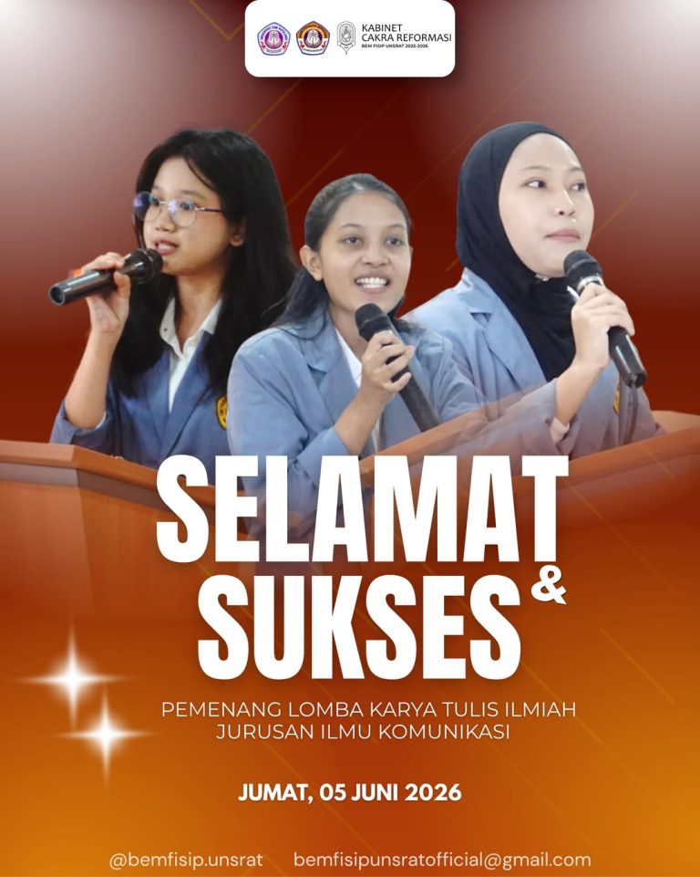 Mahasiswa Jurusan Ilmu Komunikasi Raih Prestasi dalam Lomba Karya Tulis Ilmiah 2026